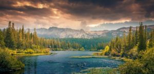landscape, mountains, hills