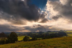 sunbeam, landscape, desktop background